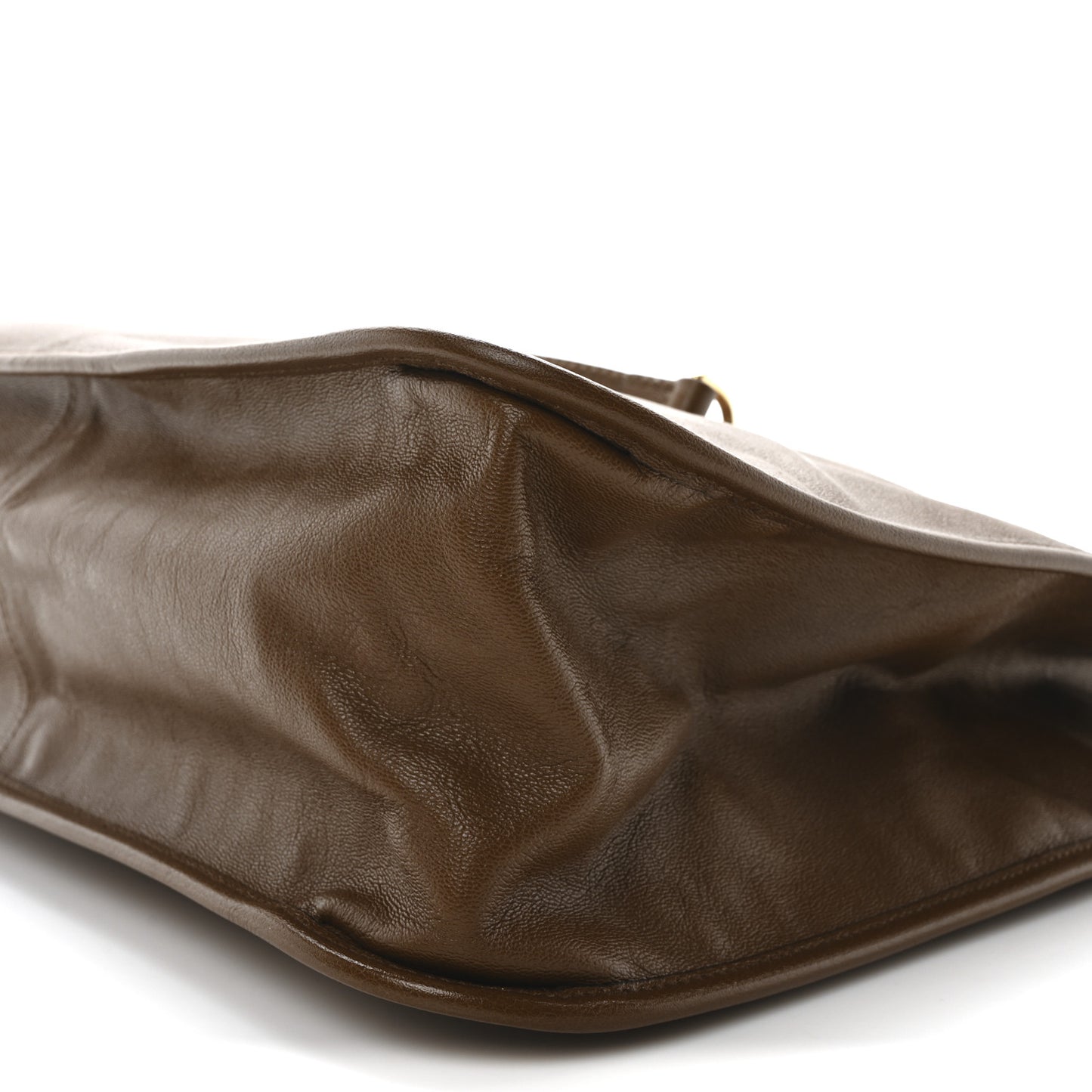 New Sakai Calfskin Lux Large Horsebit 1955 Tote Bag Brown Sugar