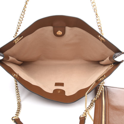 Gucci Calfskin Large Rajah Chain Tote Cuir 5 of 12