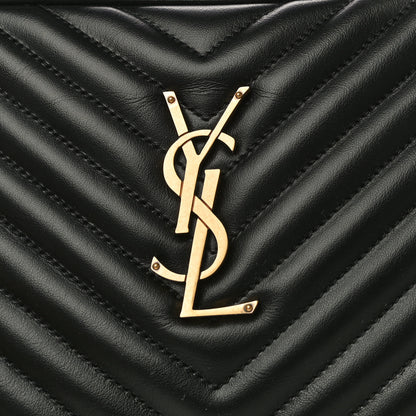 Saint Laurent Calfskin Matelasse Monogram Lou Camera Bag Black 10 of 10