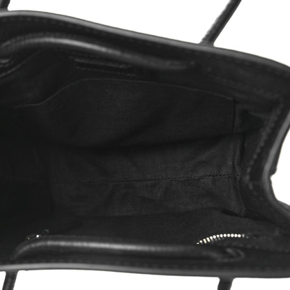 Balenciaga Calfskin Logo XXS Shopping Tote Black 5 of 8