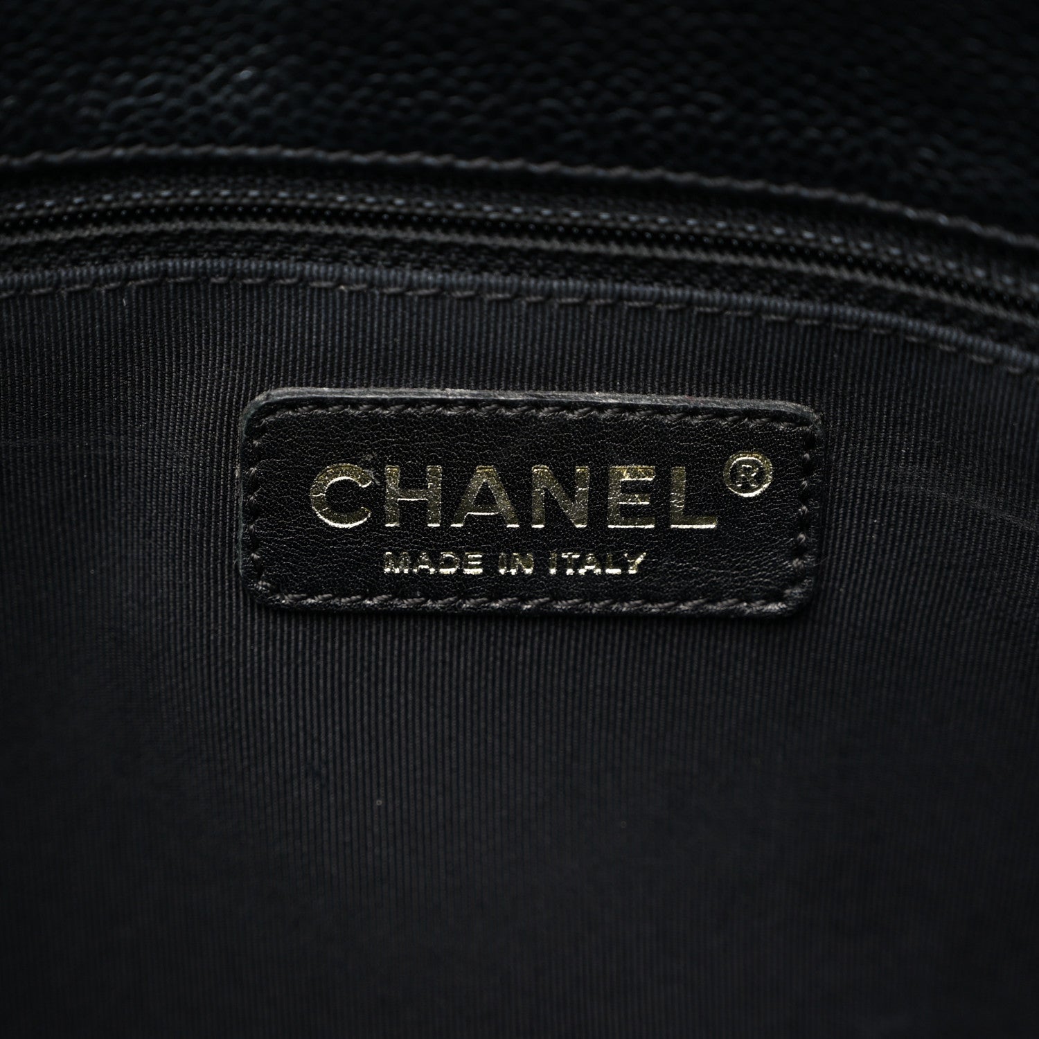 Chanel Caviar Quilted Grand Shopping Tote GST Black 7 of 13