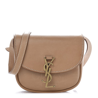 Saint Laurent Smooth Calfskin Mini Classic Monogram Kaia Satchel Tan 1 of 14
