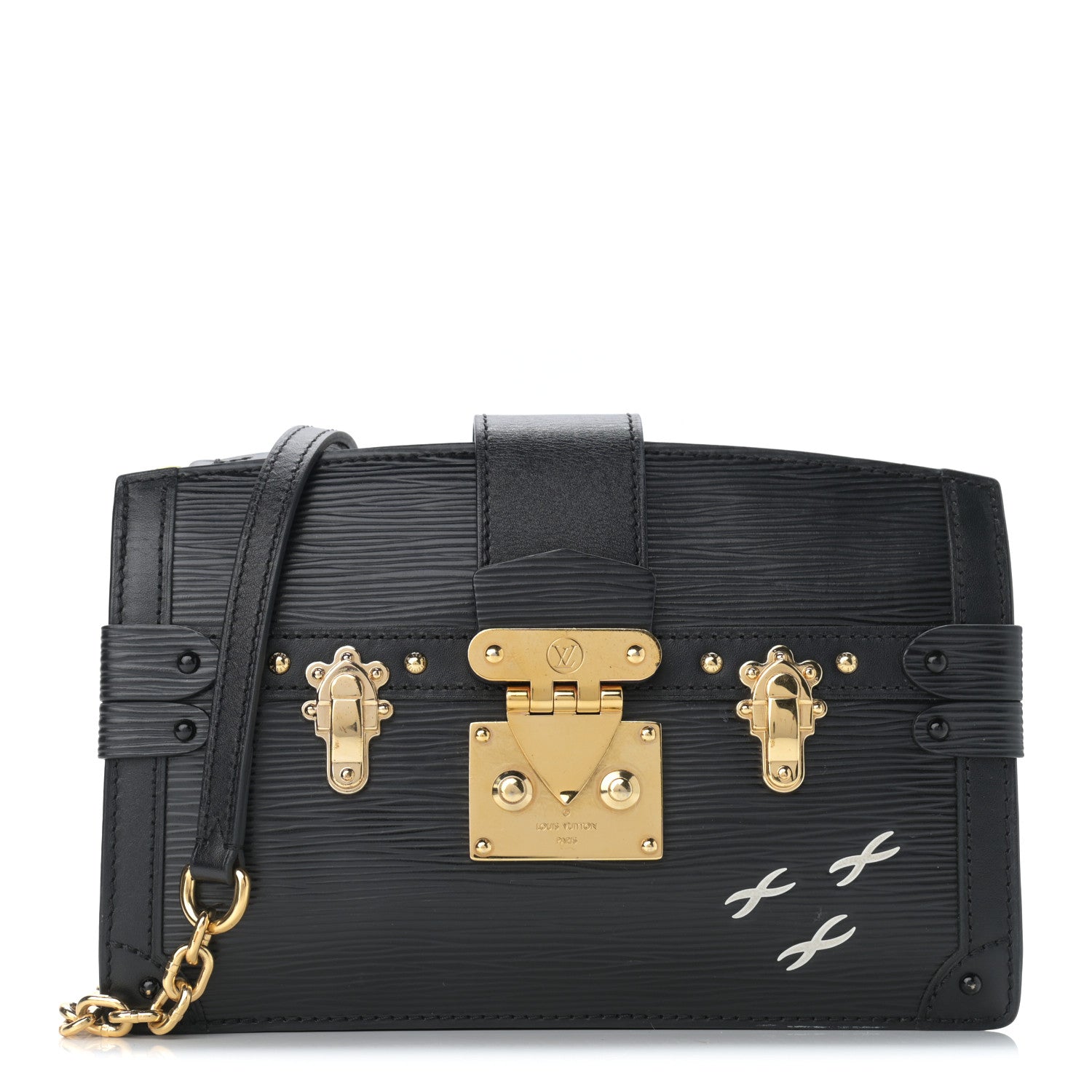 Louis Vuitton Epi Trunk Clutch Black 1 of 11