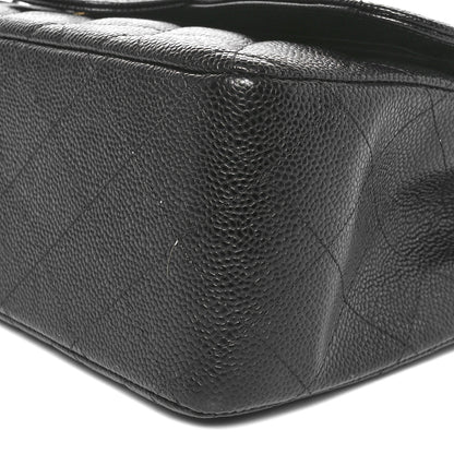 Chanel Caviar Quilted Jumbo Double Flap Black 11 of 11