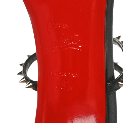 Christian Louboutin Kid Choca Spikes 100 Sandals 39.5 Black 7 of 7