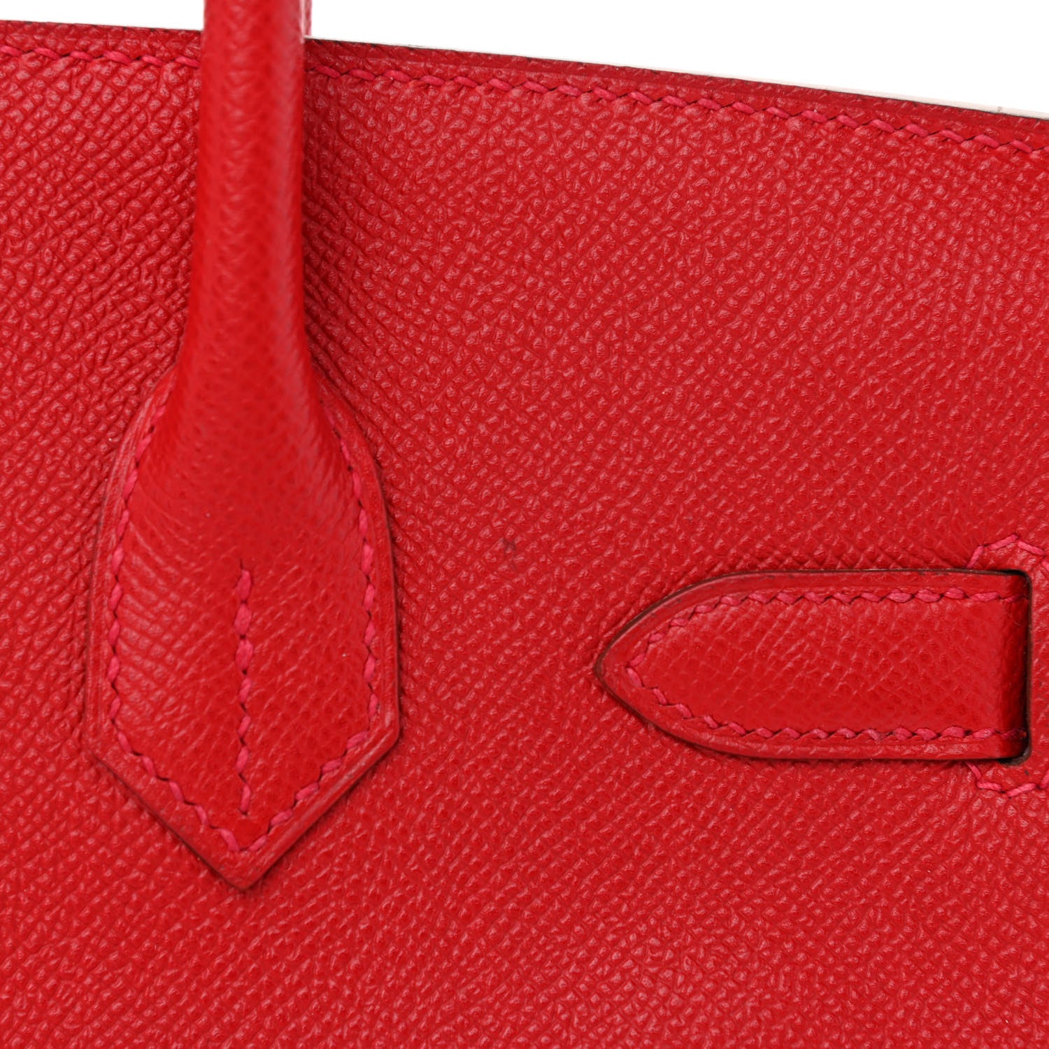 Hermes Epsom Birkin 30 Rouge Casaque 11 of 12