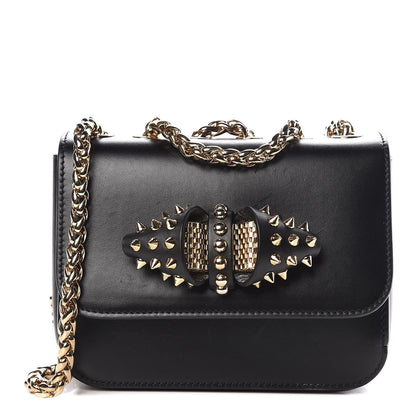 Christian Louboutin Calfskin Baby Sweety Charity NV Shoulder Bag Black 1 of 7