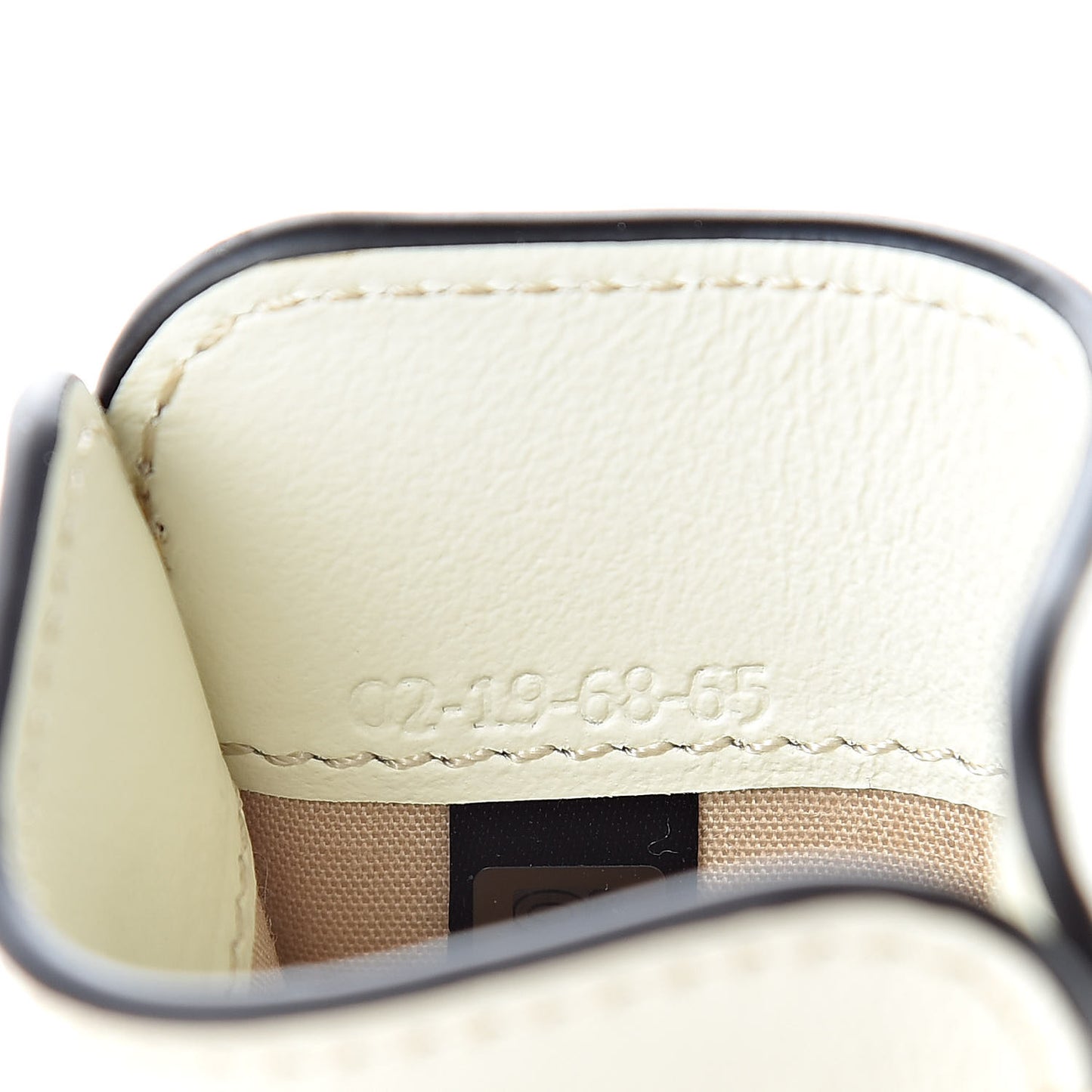 Smooth Calfskin Walden Card Holder Pastel Grey