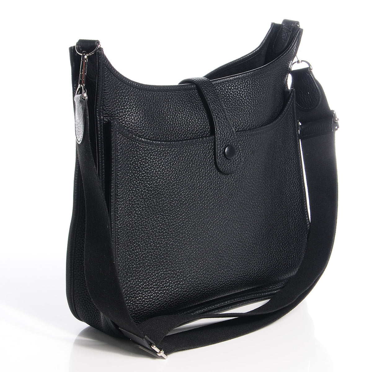 Hermes Taurillon Clemence Evelyne III GM Black 8 of 15