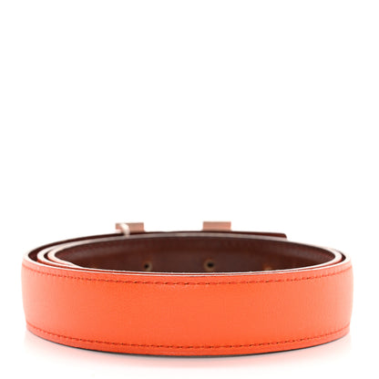 Hermes Box Gulliver 38mm Constance H Belt 70 Havane Orange 4 of 8