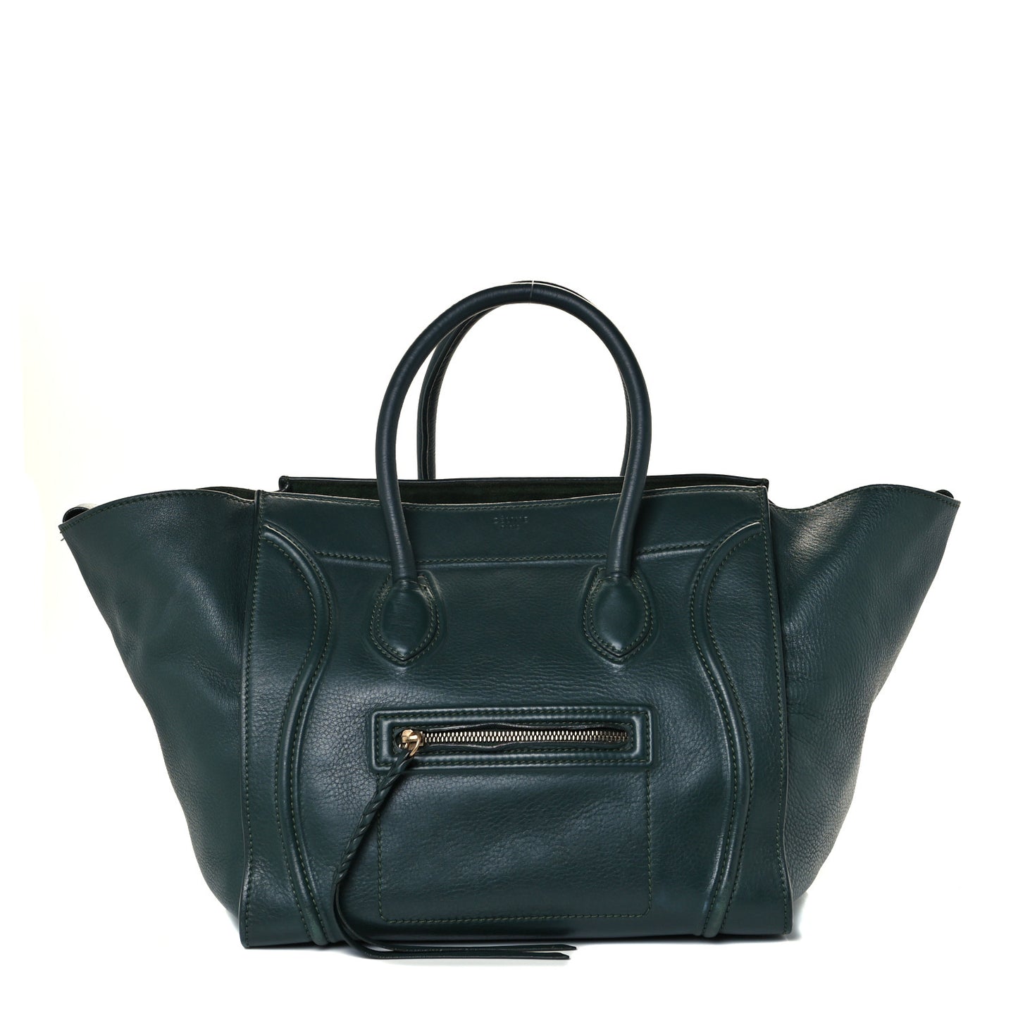 Supple Calfskin Medium Phantom Luggage Forest