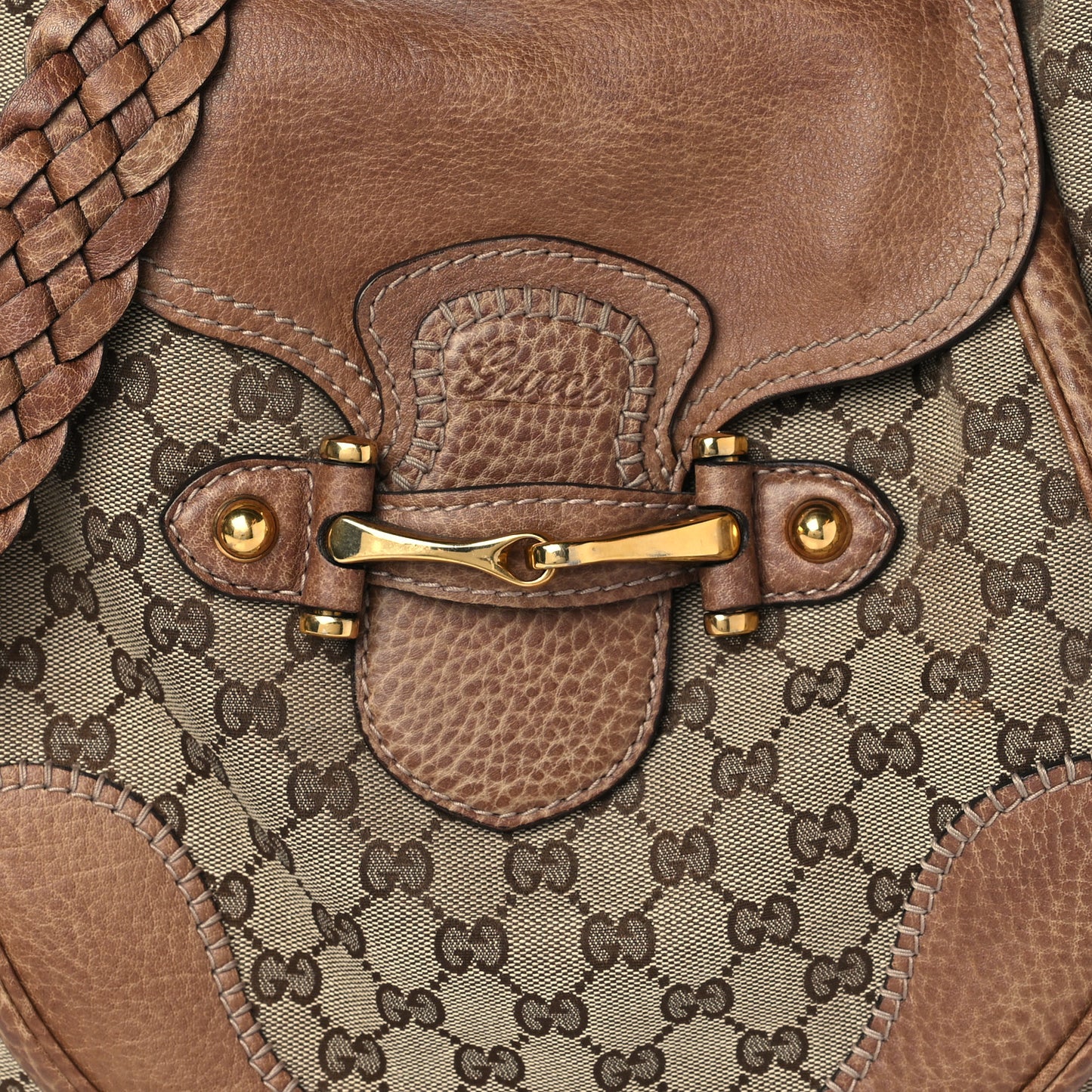 Monogram Large New Pelham Shoulder Bag Brown