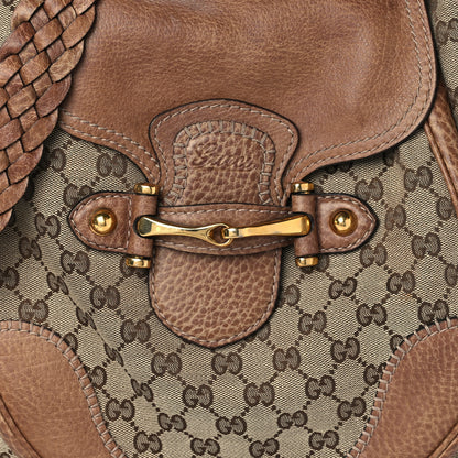 Gucci Monogram Large New Pelham Shoulder Bag Brown 8 of 10