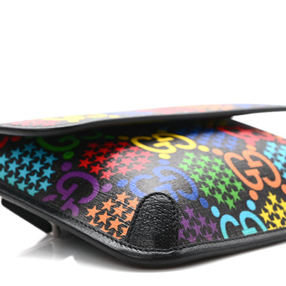Gucci GG Supreme Monogram Psychedelic Slim Belt Bag Black 8 of 10
