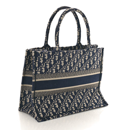 Christian Dior Oblique Medium Book Tote Blue Multicolor 2 of 10