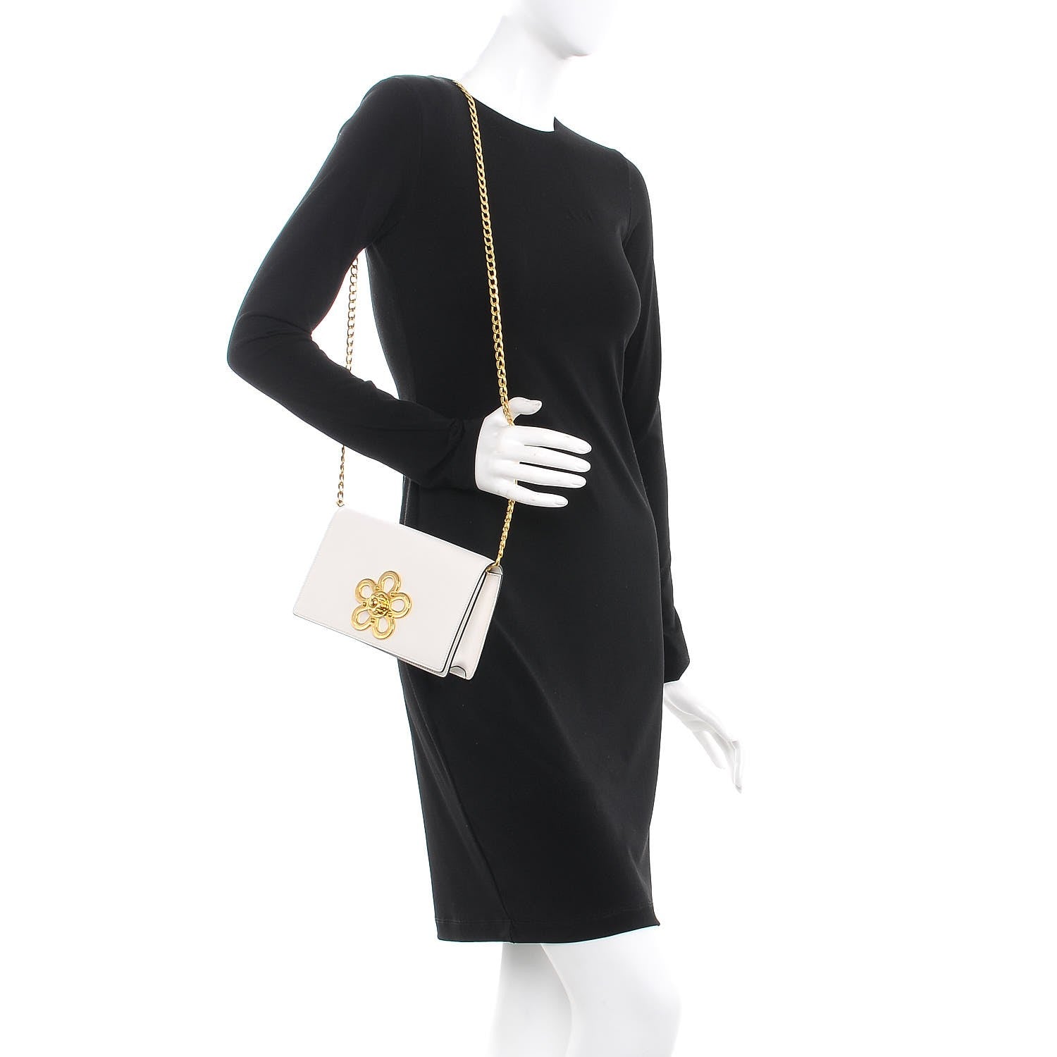 Prada Saffiano Corolle Crossbody Bag Bianco 2 of 6