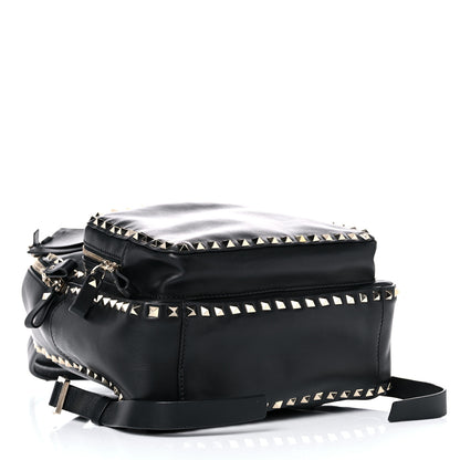 Valentino Garavani Vitello Medium Rockstud Backpack Black 3 of 16