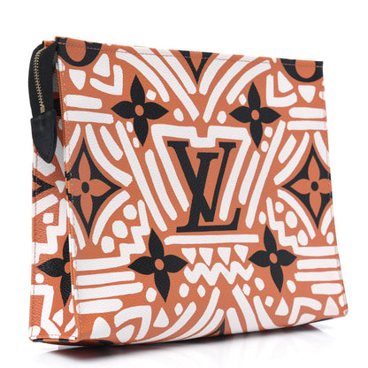 Louis Vuitton Monogram Giant Crafty Pochette Toiletry 26 Creme Caramel 3 of 9