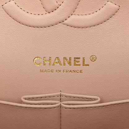 Chanel Caviar Quilted Medium Double Flap Light Beige 6 of 10