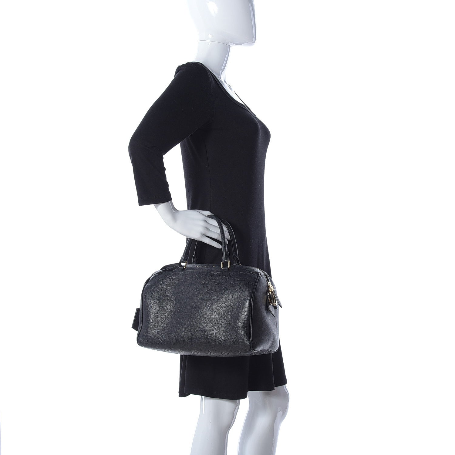 Louis Vuitton Empreinte Speedy Bandouliere 30 NM Black 2 of 20