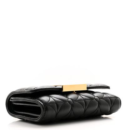 Louis Vuitton Padded Monogram Lambskin Capucines Compact Maxi Wallet Black 4 of 9
