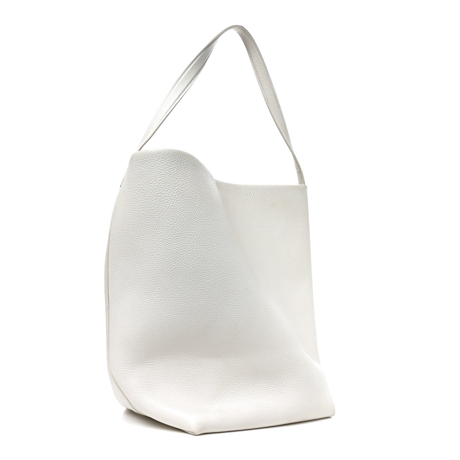 The Row Grained Calfskin Large N/S Park Tote Ivory 2 of 10