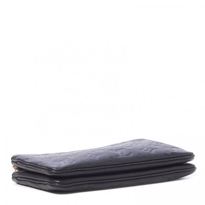 Louis Vuitton Empreinte Double Zip Pochette Black 4 of 8