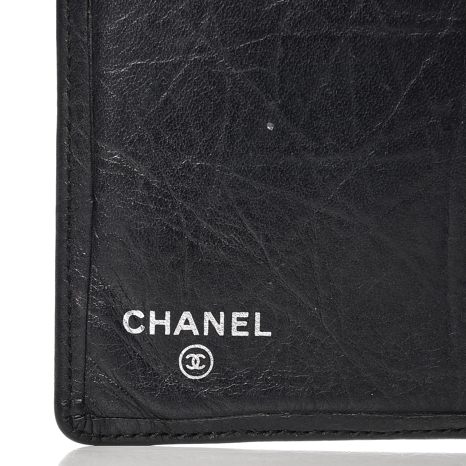 Chanel Calfskin Quilted Cambon Yen Wallet Black 6 of 11