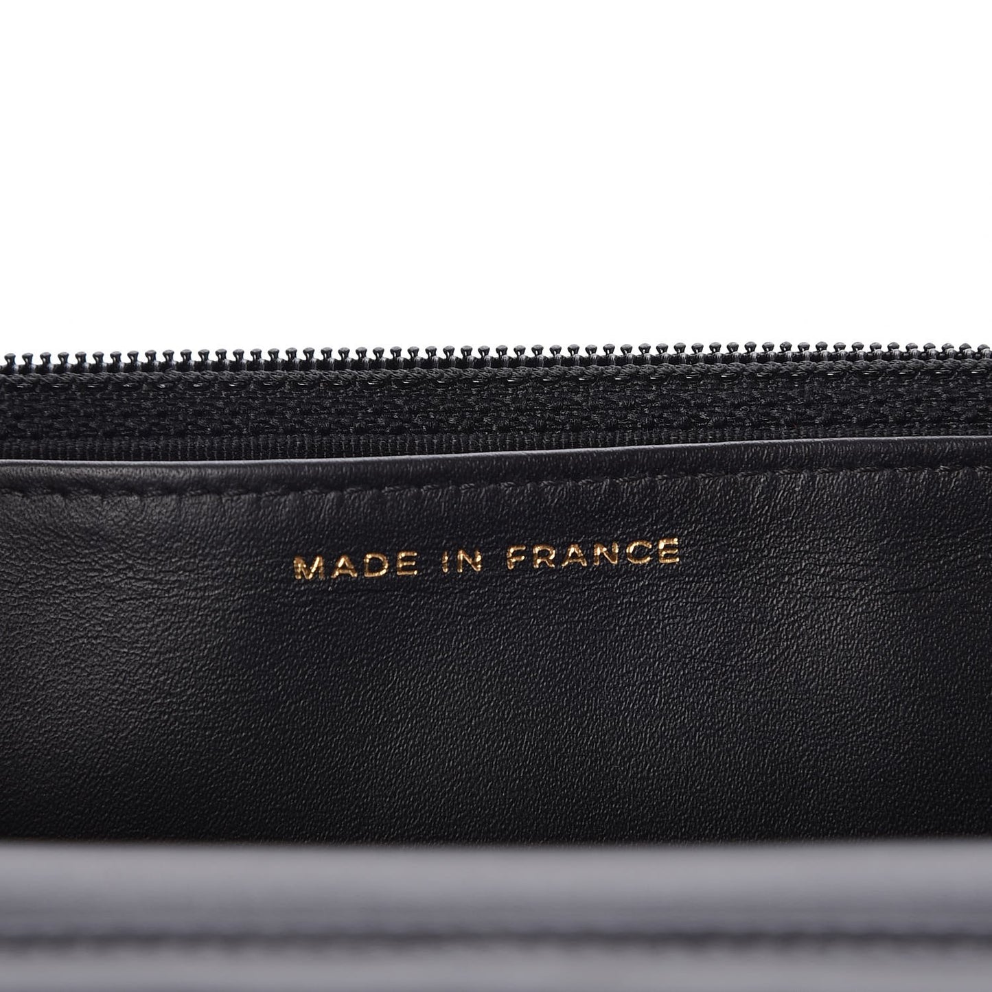 Aged Calfskin Casino 2.55 Reissue Wallet on Chain WOC Black