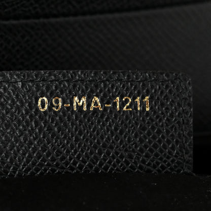 Christian Dior Grained Calfskin Saddle Bag Black 7 of 10