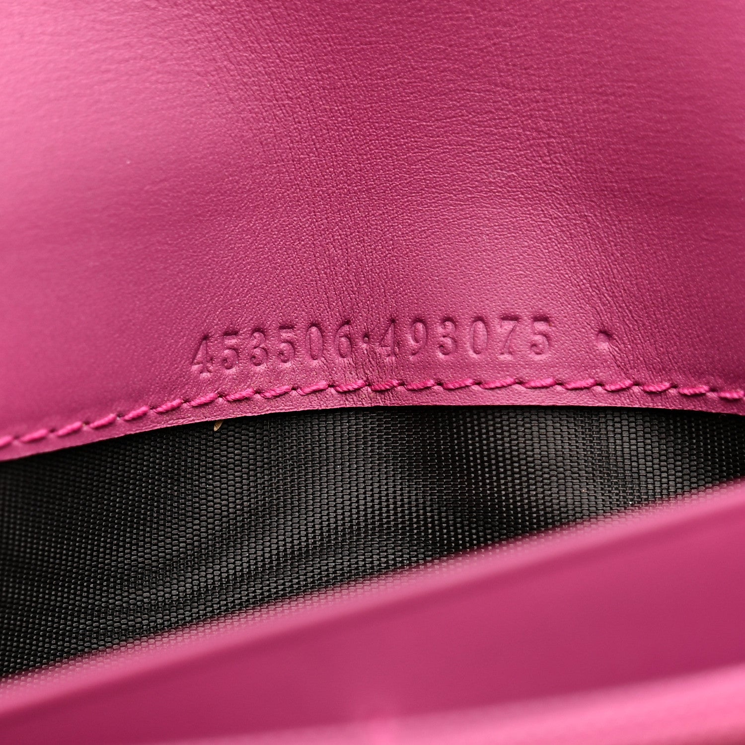 Gucci GG Supreme Monogram Moon Calfskin Padlock Continental Chain Wallet Beige Ebony Hibiscus Red New Rosette 6 of 7