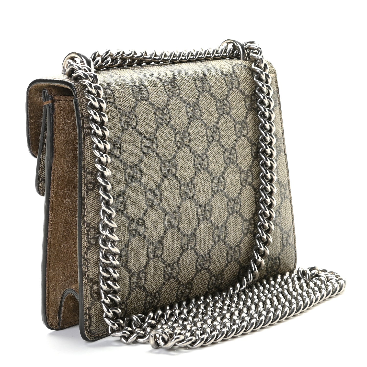 Gucci GG Supreme Monogram Mini Dionysus Shoulder Bag Taupe 3 of 9