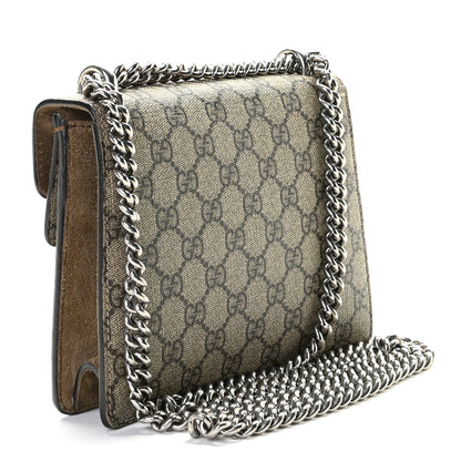 Gucci GG Supreme Monogram Mini Dionysus Shoulder Bag Taupe 3 of 9