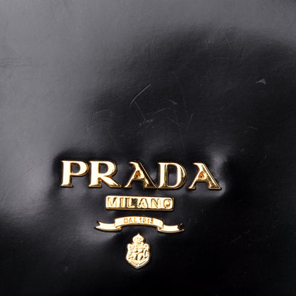 Prada Spazzolato Crossbody Bag Black 5 of 6