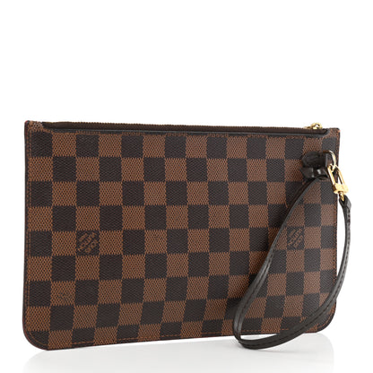 Louis Vuitton Damier Ebene Neverfull MM GM Pochette 3 of 9