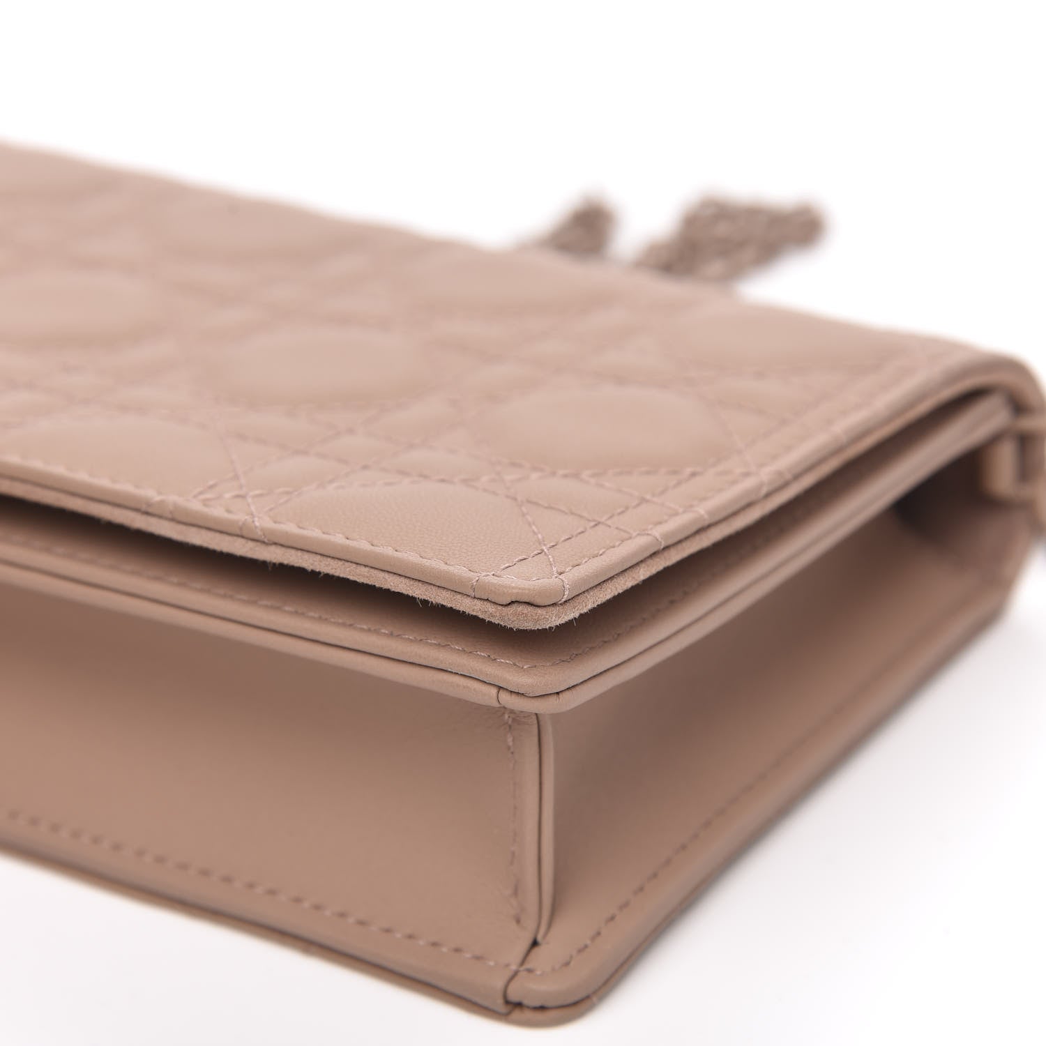 Christian Dior Ultra Matte Calfskin Cannage Lady Dior Clutch Fard 9 of 11
