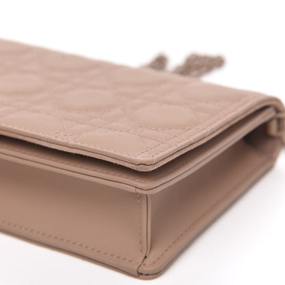 Christian Dior Ultra Matte Calfskin Cannage Lady Dior Clutch Fard 9 of 11