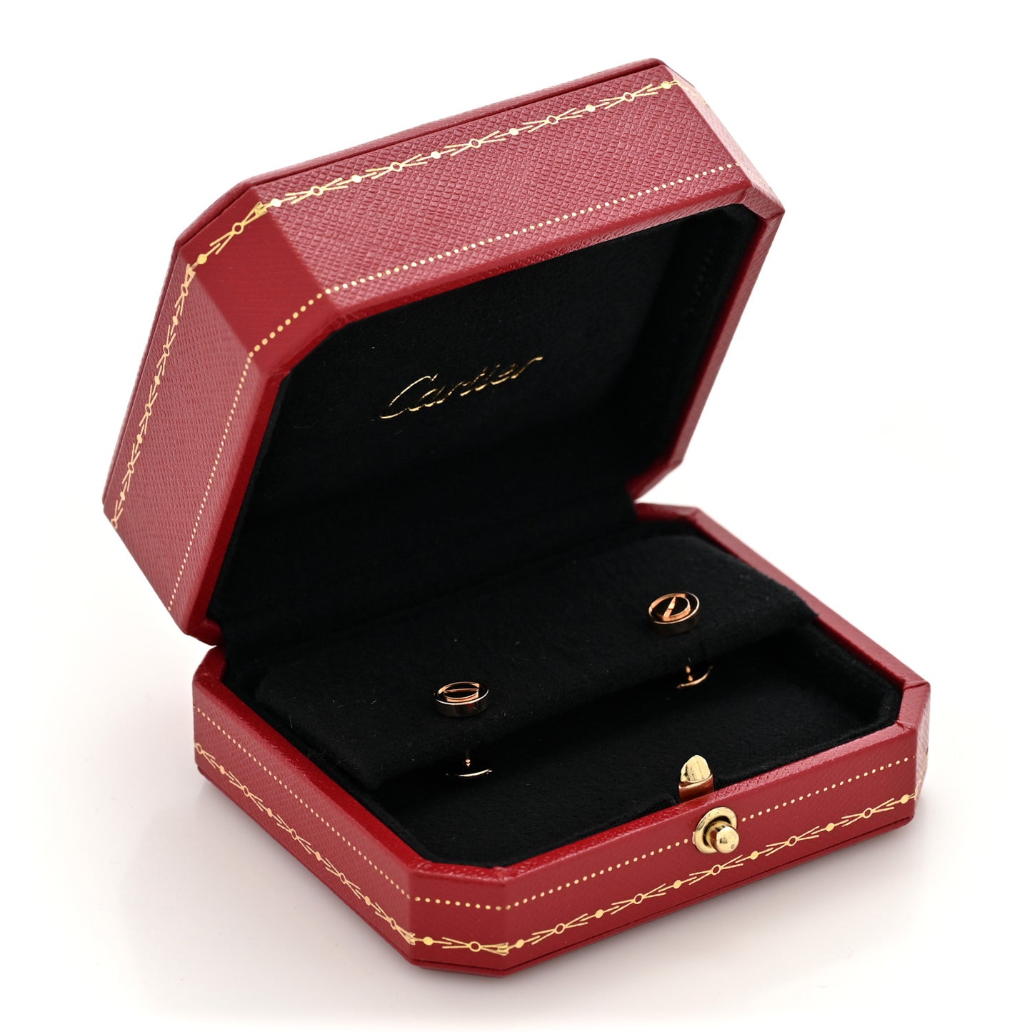 18K Pink Gold LOVE Earrings