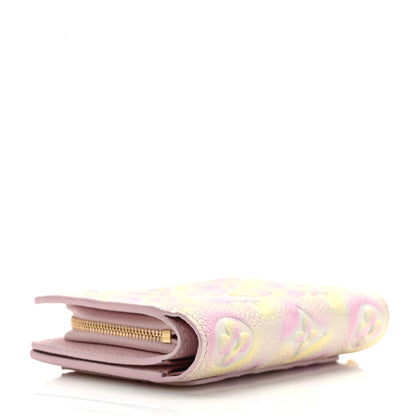 Louis Vuitton Empreinte Monogram Summer Stardust Clea Wallet Pink 4 of 7
