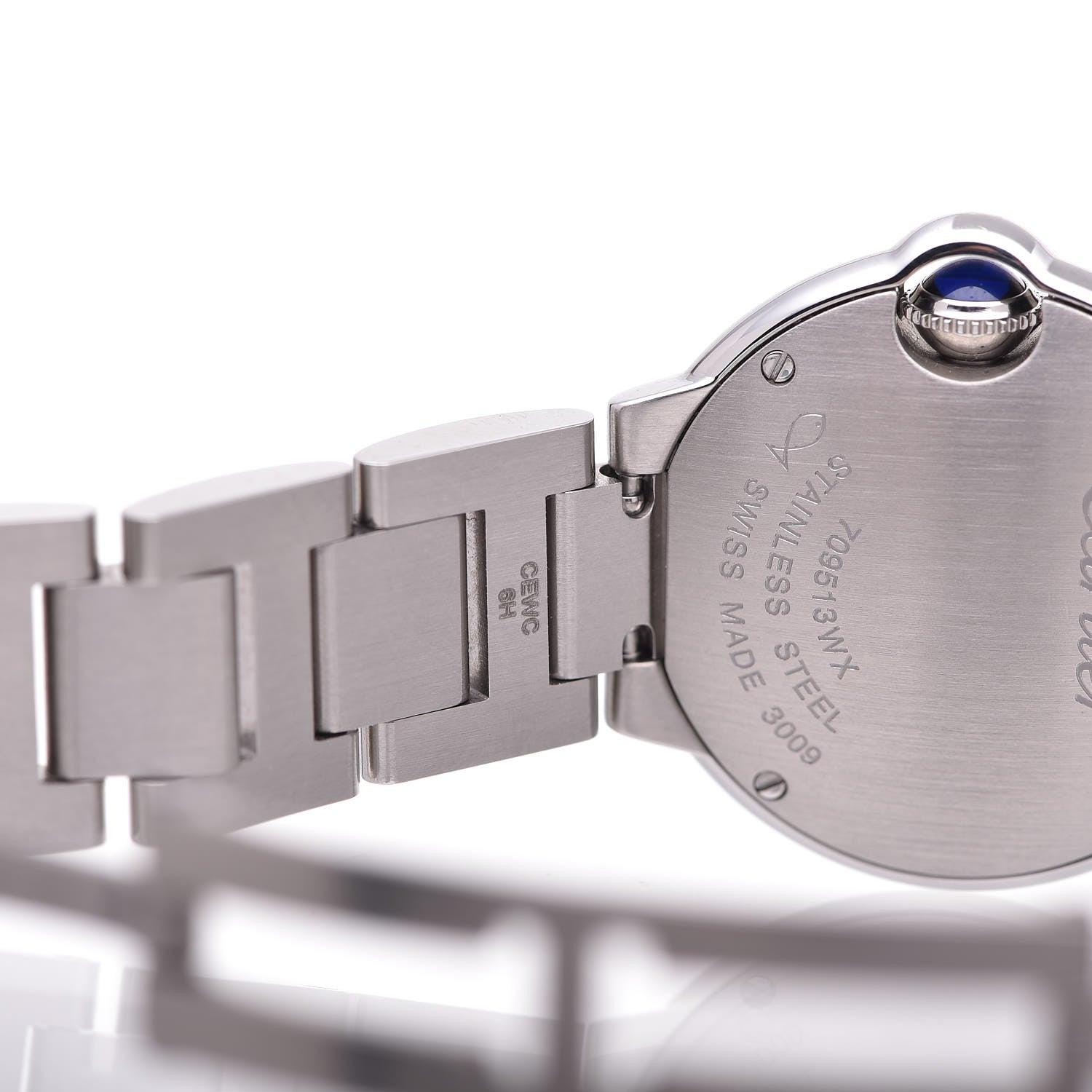 Cartier Stainless Steel 28mm Ballon Bleu De Quartz Watch 8 of 9