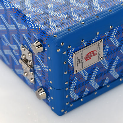 Goyard Goyardine Grand Hotel Trunk Sky Blue 8 of 15