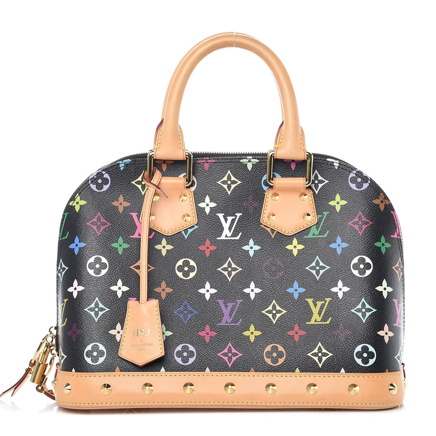 Louis Vuitton Monogram Multicolor Alma PM Black 1 of 9