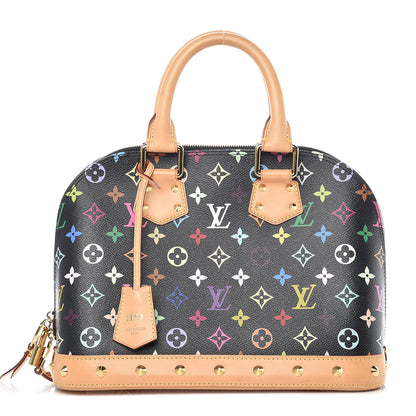 Louis Vuitton Monogram Multicolor Alma PM Black 1 of 9