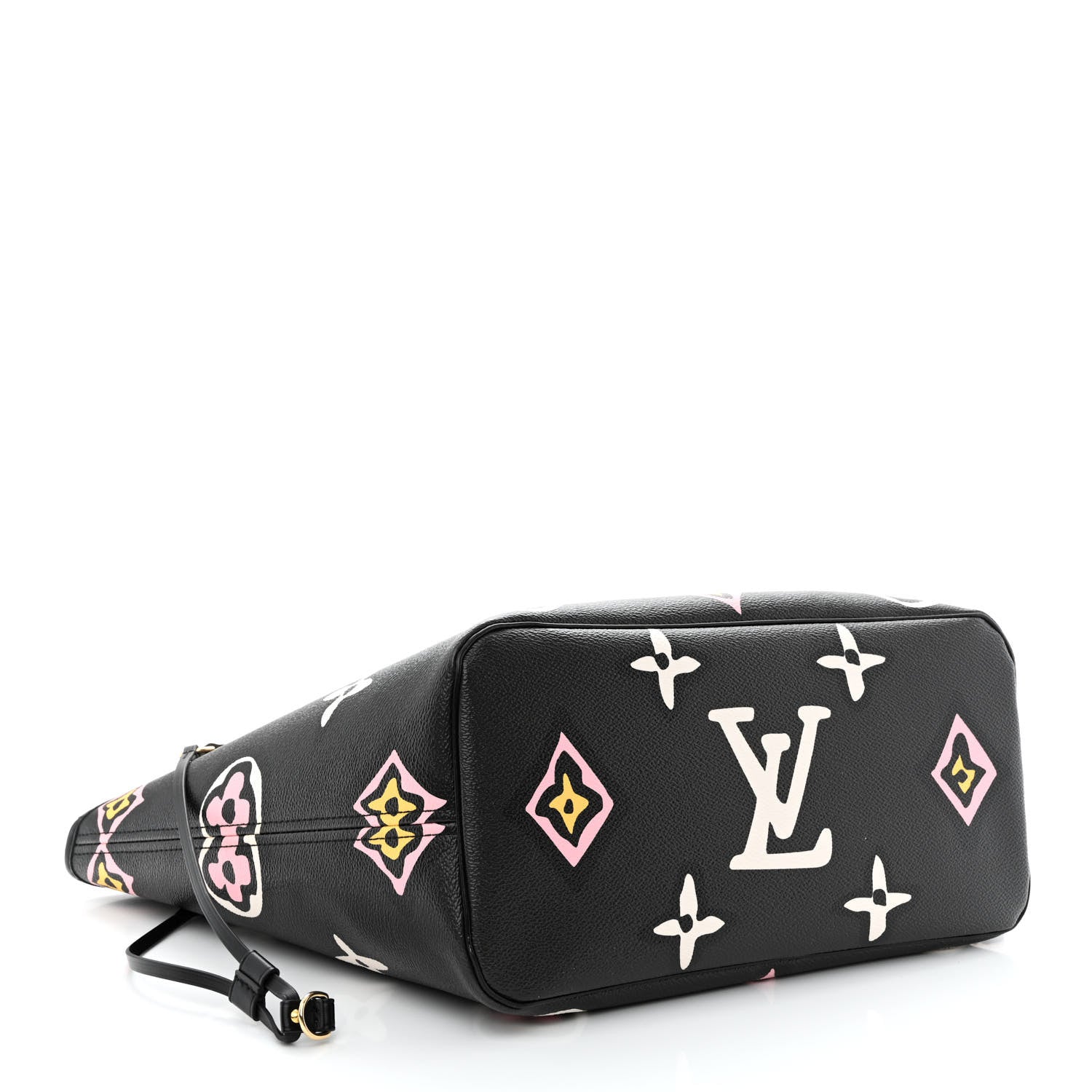 Louis Vuitton Monogram Giant Wild at Heart Neverfull MM Black 4 of 9