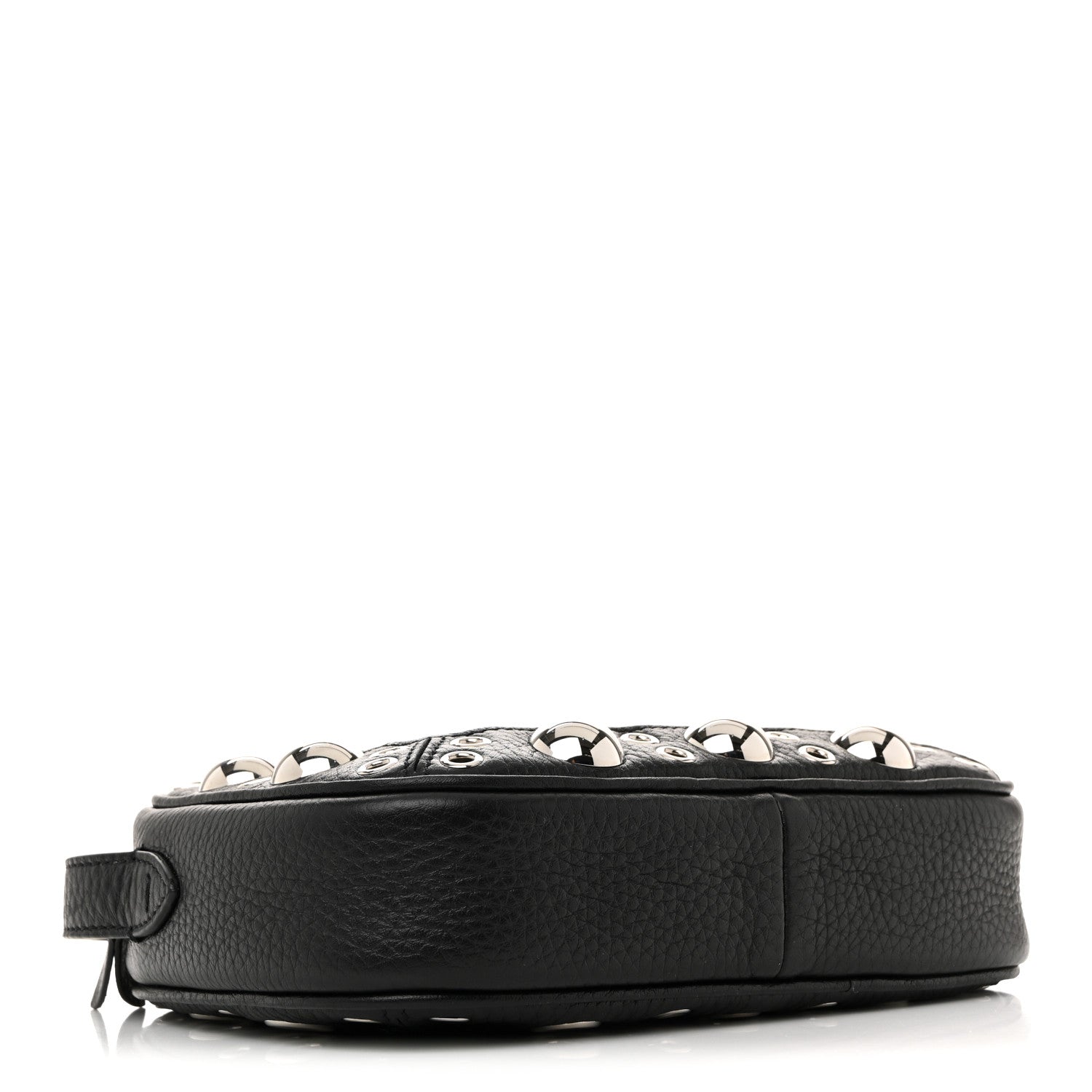 Valentino Garavani Grainy Calfskin Studded Nellcote Crossbody Bag Black 4 of 9