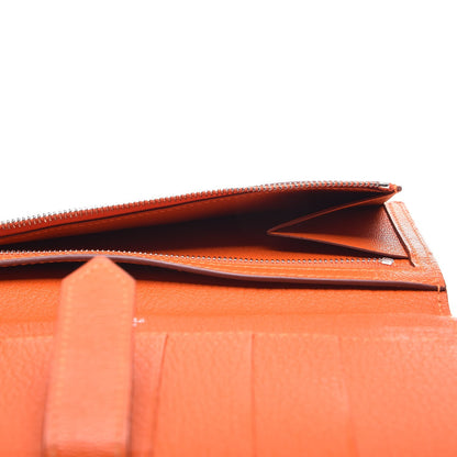 Hermes Chevre Mysore Bearn Wallet Feu 8 of 9