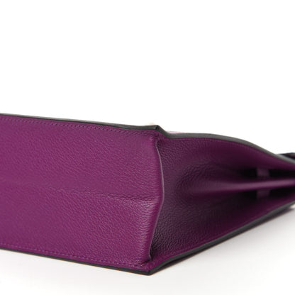 Hermes Evercolor Kelly Danse II Belt Bag Anemone 7 of 10