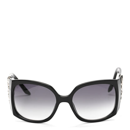 Christian Dior Crystal Dior Froutrou Sunglasses Black 2 of 8