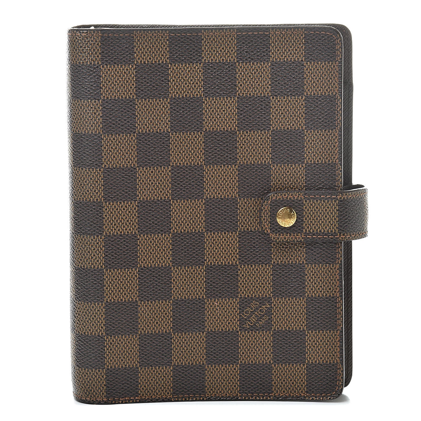 Damier Ebene Medium Ring Agenda Cover