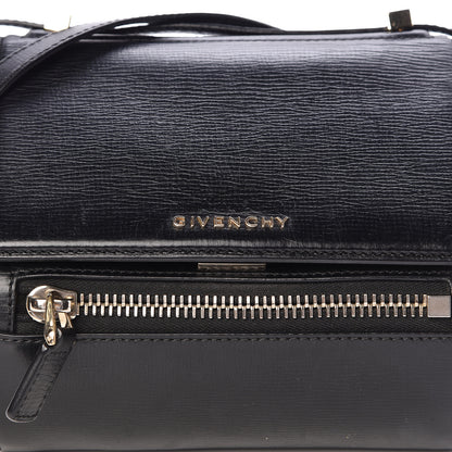 Givenchy Textured Calfskin Mini Pandora Box Crossbody Bag Black 10 of 10